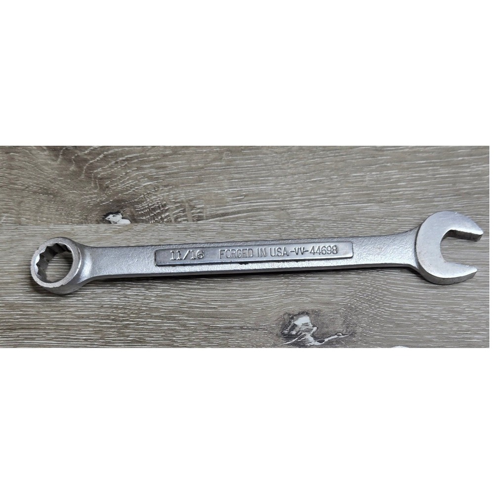 Craftsman 11/16in. Combination Wrench Vintage VV 44698 Made in USA